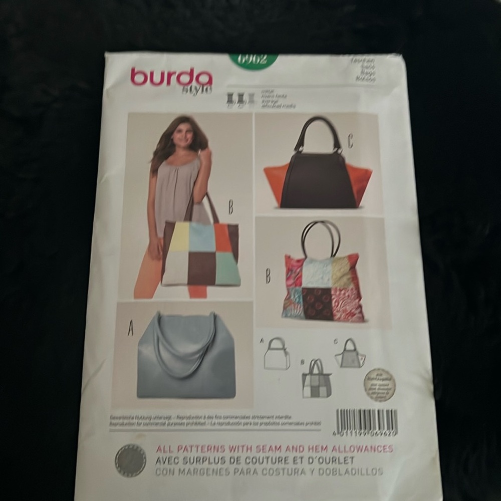 Bursa bag pattern 6962